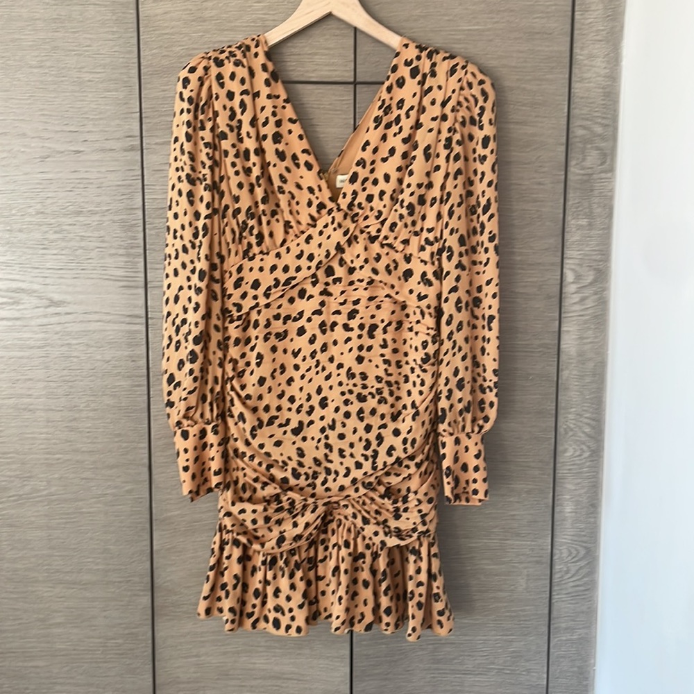 Nwot! Nicholas Leopard Print Dress - image 4